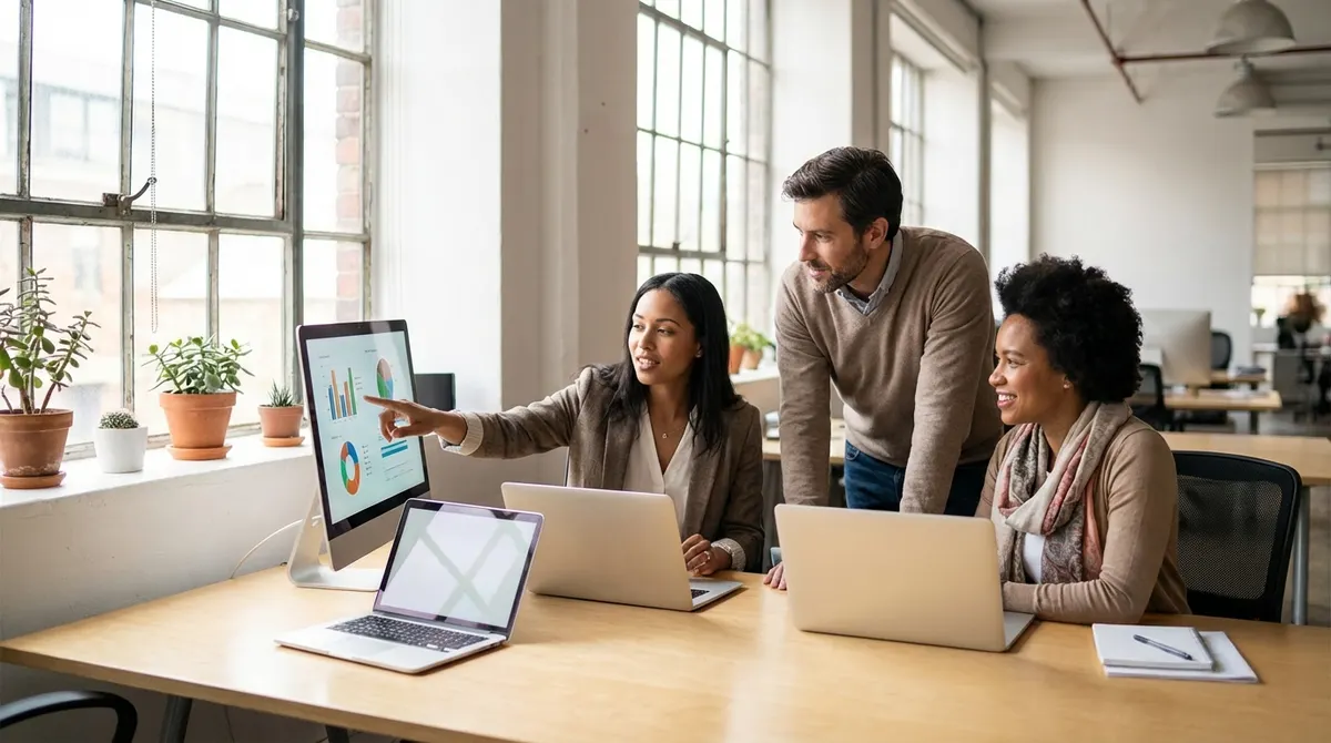 Truly Authentic Marketing team collaborating on strategy